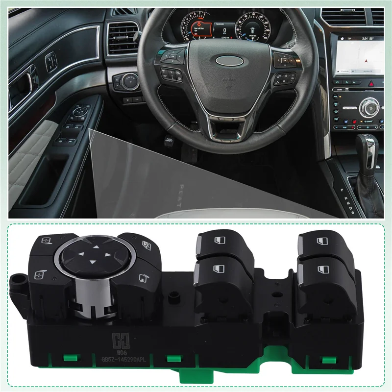 

Переключатель управления стеклоподъемником для Ford Explorer 2016-2019, аксессуары заменяют GB5Z-14529DA GB5Z-14529-Da-AD39