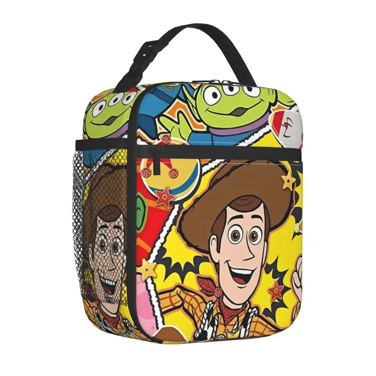 

TS Woody Buzz Lightyear Insulated Lunch Bags Portable Reusable Thermal Bag Tote Lunch Box Work Travel Men Women