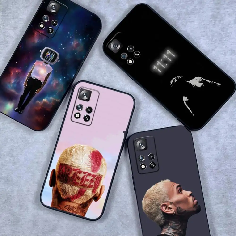 

C-Chris Brown 11 11 Breezy Phone Case For Samsung S 25,24,23,22,30,21,10,9,Ultra,Plus,Lite,FE,4,5G Black Soft Case