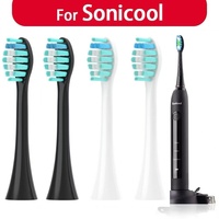 For Sonicool Electric Toothbrush Head 051B Cleaning Replacement Head DuPont Bristle Replacement Brush Heads Nozzles，4/8/16pcs