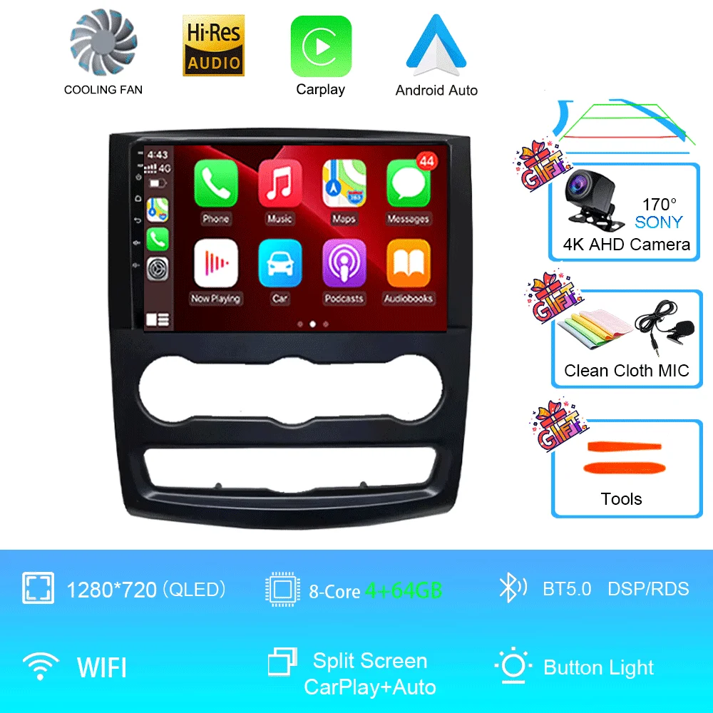 10 inch Android 16 autoradio multimediasysteem video voor Mercedes Benz Sprinter speler GPS stereo CarPlay+auto WIFI+4G DSP - afbeelding 1