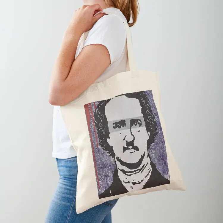 

Edgar Allan Poe Tote Bag custom fabric bag Custom bag tote bags aesthetic Gift