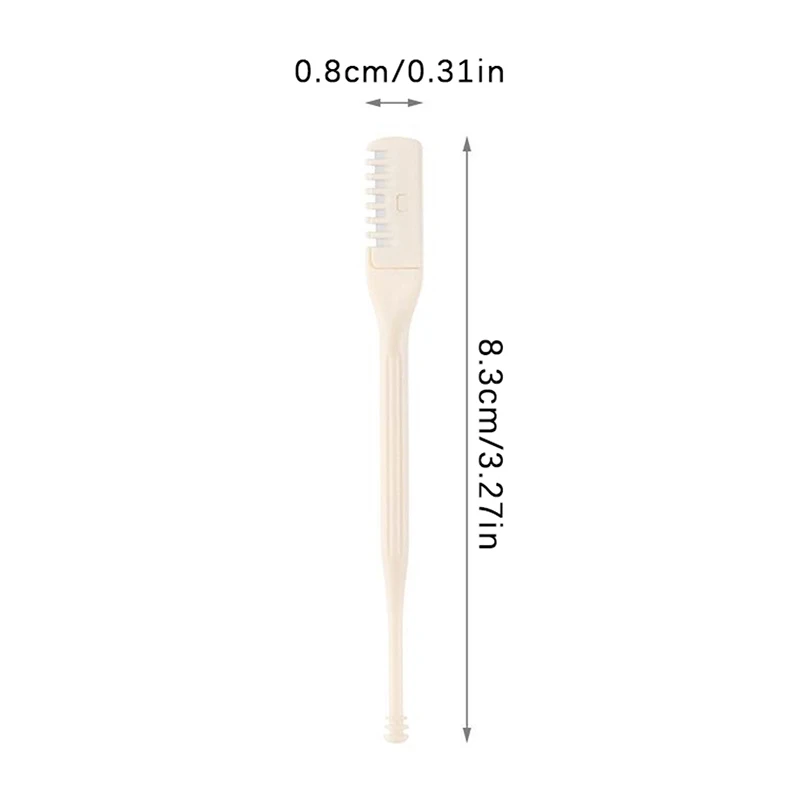 10 Pz Naso di Rimozione Dei Capelli 360 Rotante Nasale Clippers Naso Trimmer Per Le Donne Degli Uomini Manuale Double Sided Lama Naso Trimme capelli