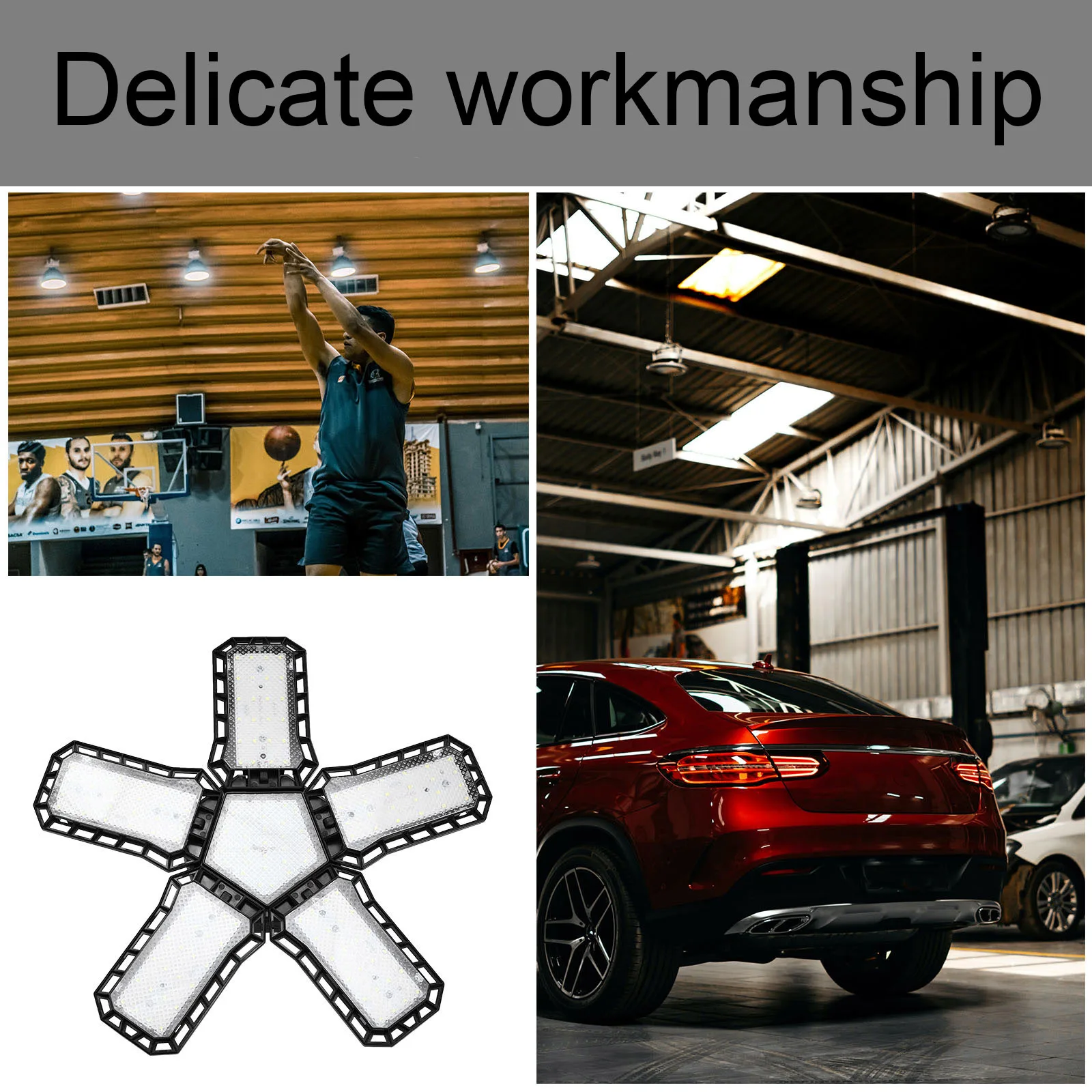 1 قطعة ضوء السقف المرآب ضئيلة الحديثة LED مصباح للمستودع زاوية قابلة للتعديل مشرق حماية العين عمر خدمة طويل #6