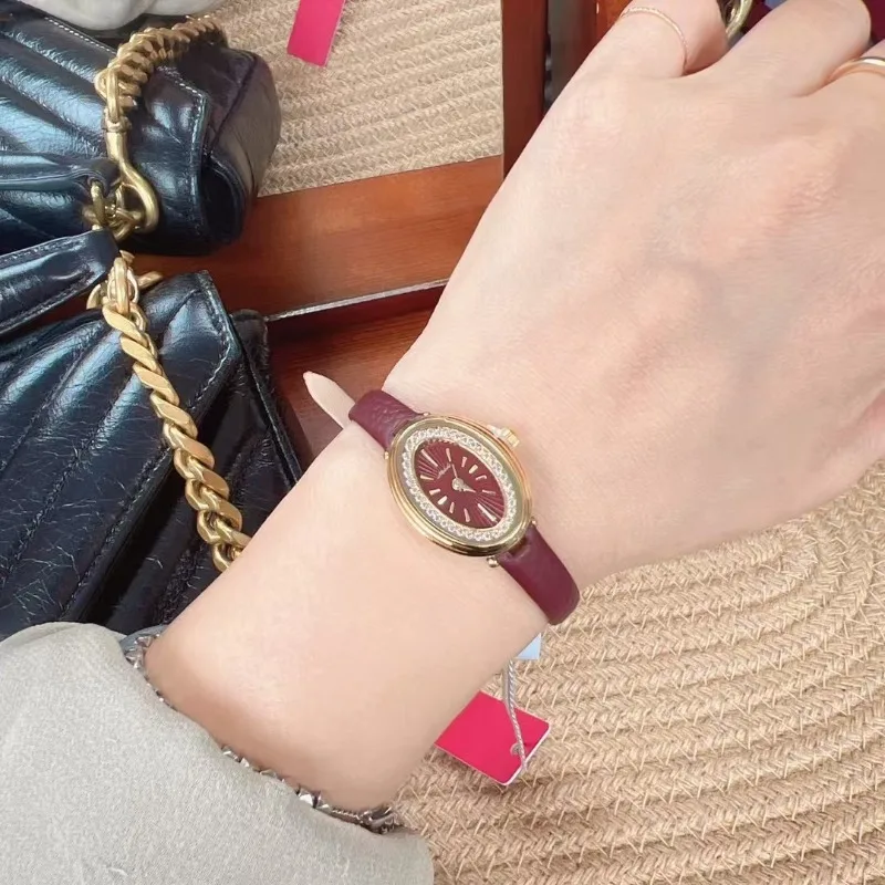 New retro elegant girls watch trendy fashion classic luxury automatic water quartz watch birthday gift