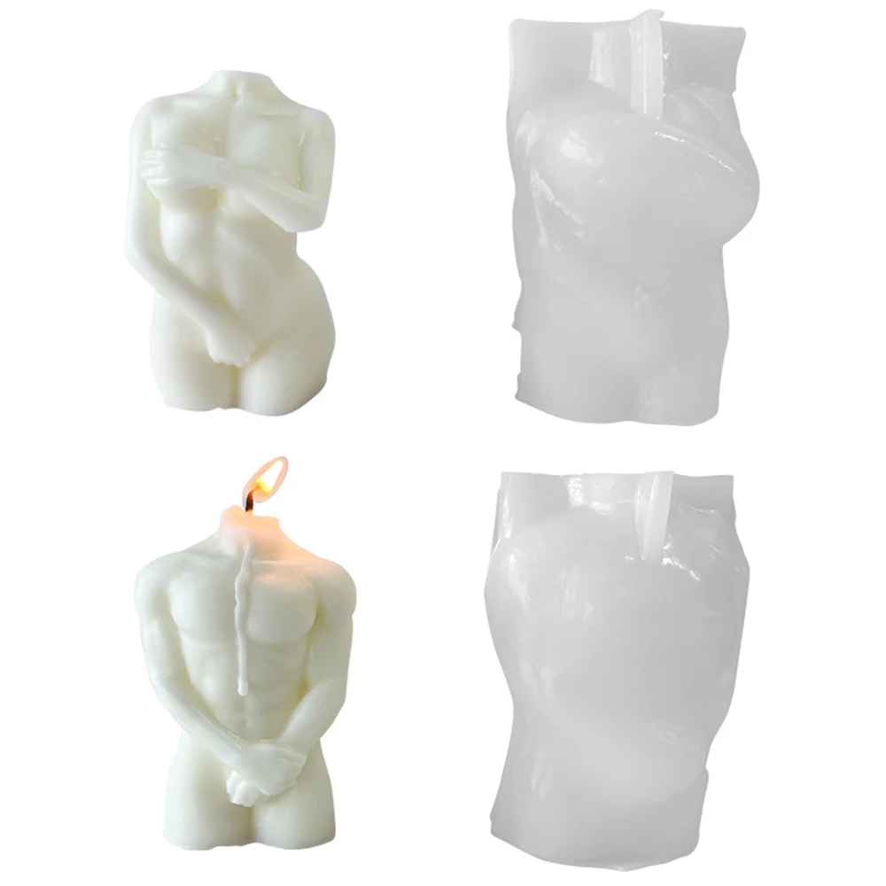 

Shy female body candle silicone mold DIY simulation portrait Silicone Mold Scented Making Tools 3D DIY Handmade Fragrance