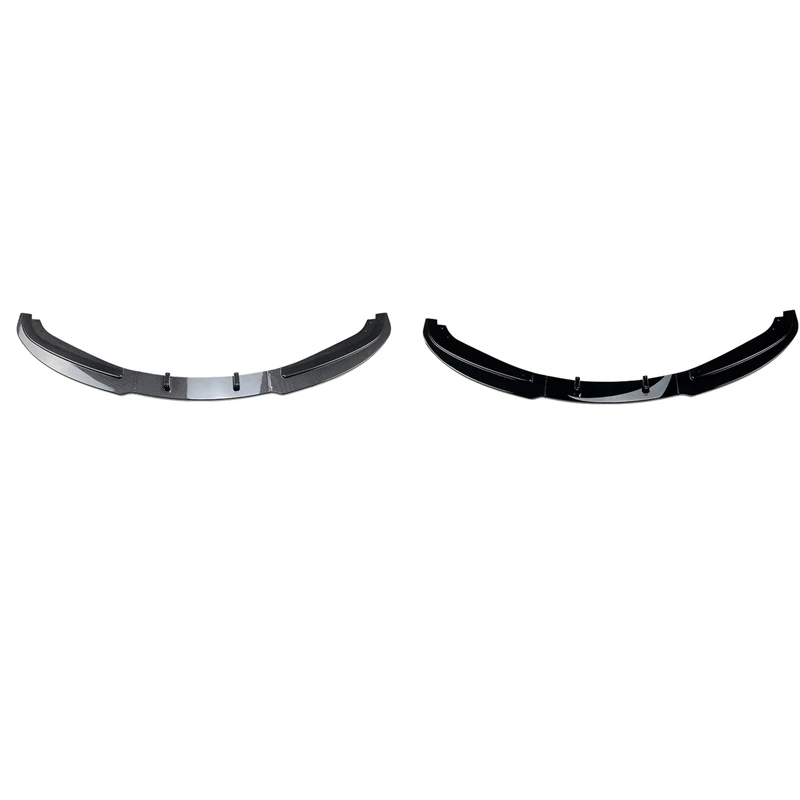 3Pcs Car Front Bumper Splitter Lip Diffuser Spoiler Cover Guard For BMW 3-Series E90 E91 LCI 320I 330I 2009-2012