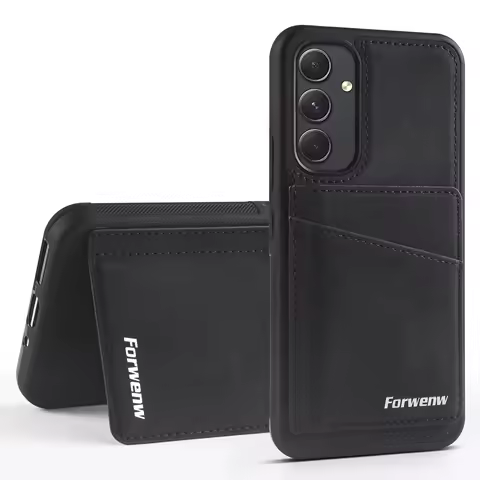 RFID Blocking Card Holder Case For Samsung Galaxy S25 Ultra Edge S24 FE S23 S21 S20 S22 A56 A55 A54 A36 A35 A34 A16 A15 A14 5G