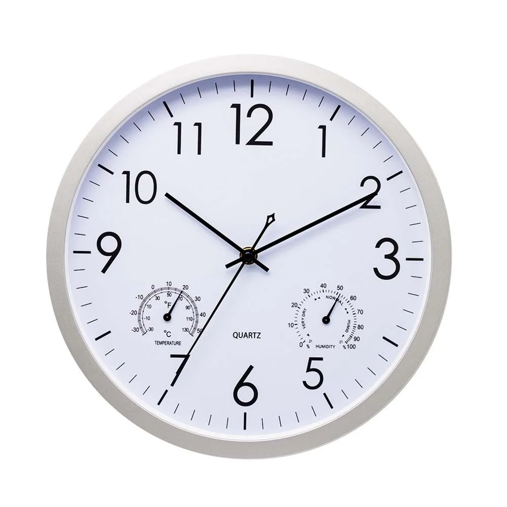 No-Ticking Clock Temperature Display Relaxation Space Peaceful Environment for versatile Usage For Office For Classroom