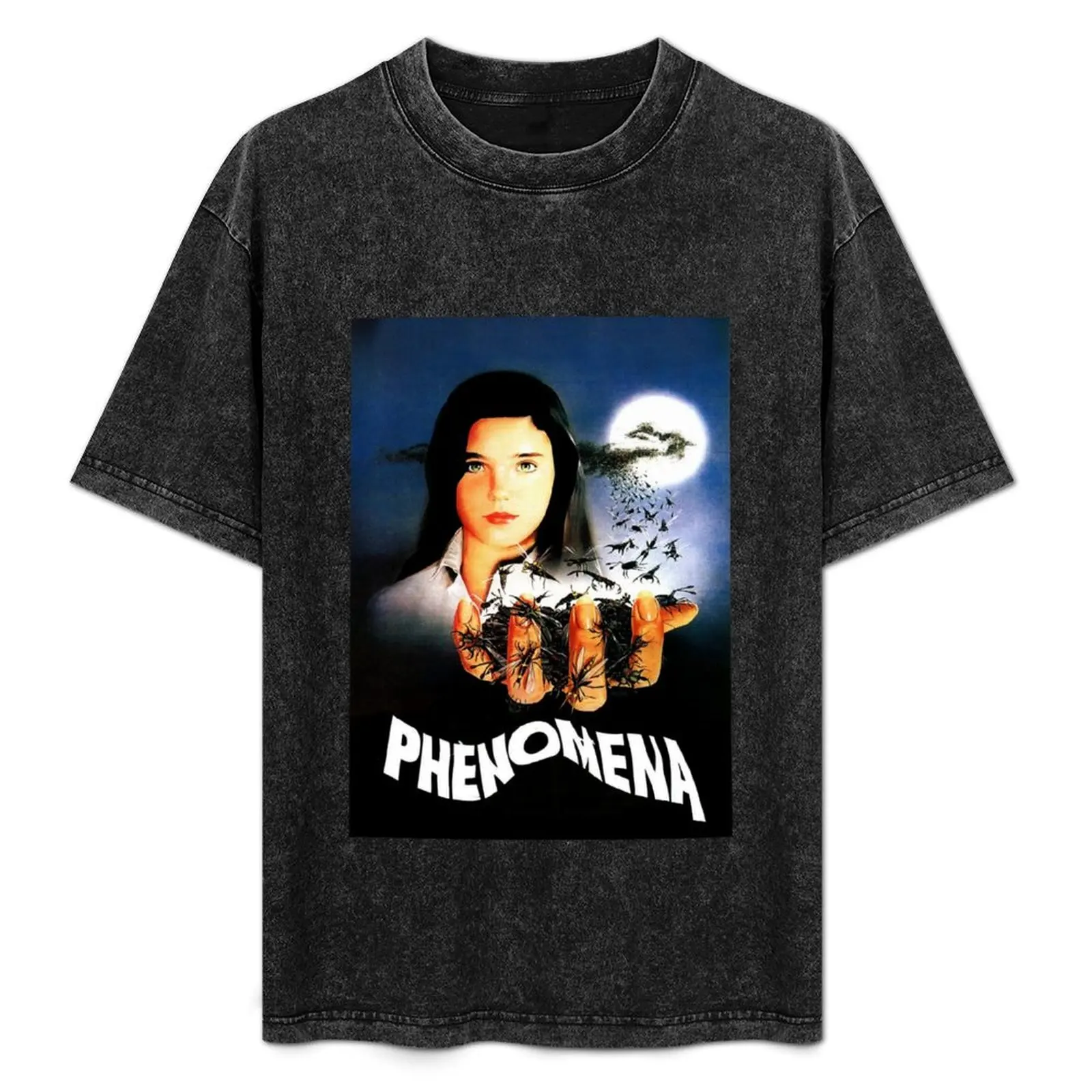 

Phenomena City Living dead poster T-Shirt Large Size Casual Tee Shirt