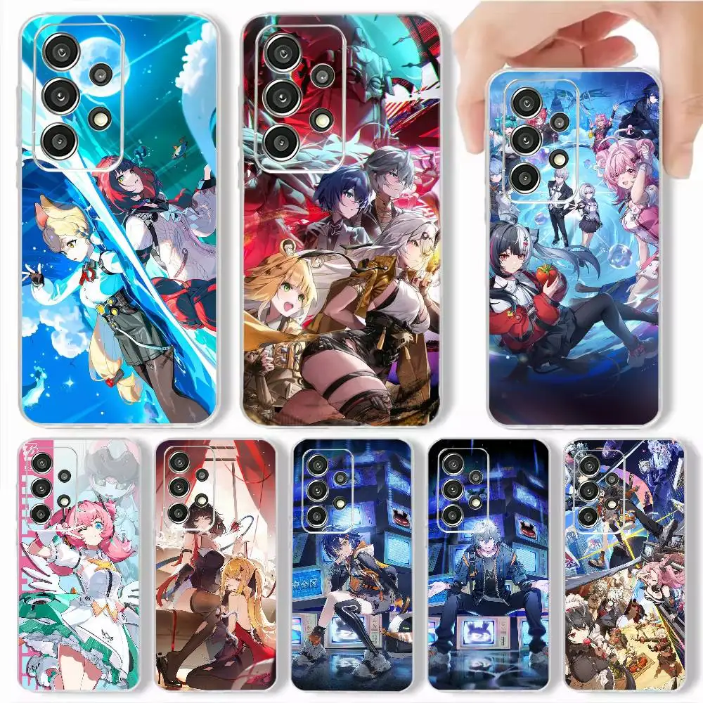 A-ARPG-Zenless Zone Zero-ZZZ  Phone Case Transparent Soft case For Samsung S25,S24,S21,S22,S23,S30,Ultra,S20,Plus