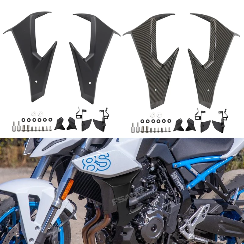 

For Suzuki GSX-8S Front Downforce Spoiler Winglet Frontal Sport Naked Aerodynamic Wing Kit GSX8S GSX 8S 2023 2024 Motorcycle