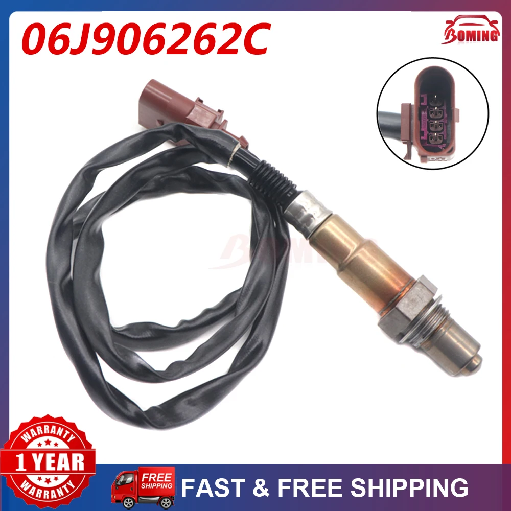 

New Car Air Fuel Ratio Lambda O2 Oxygen Sensor 0258006975 For Volkswagen Passat CC Audi Seat Skoda 2.0 TSI 2008-2016 06J906262C