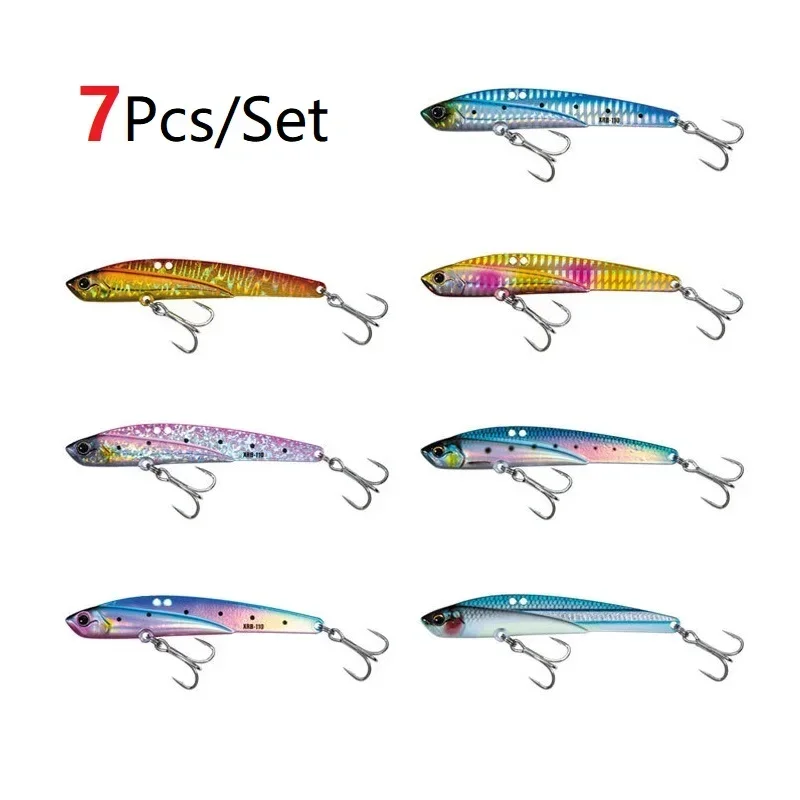 

45g 110mm vib fishing lures metal jig jerkbait spinnerbait ascesorios pesca whopper plopper swimbait bass japanese fishing lure