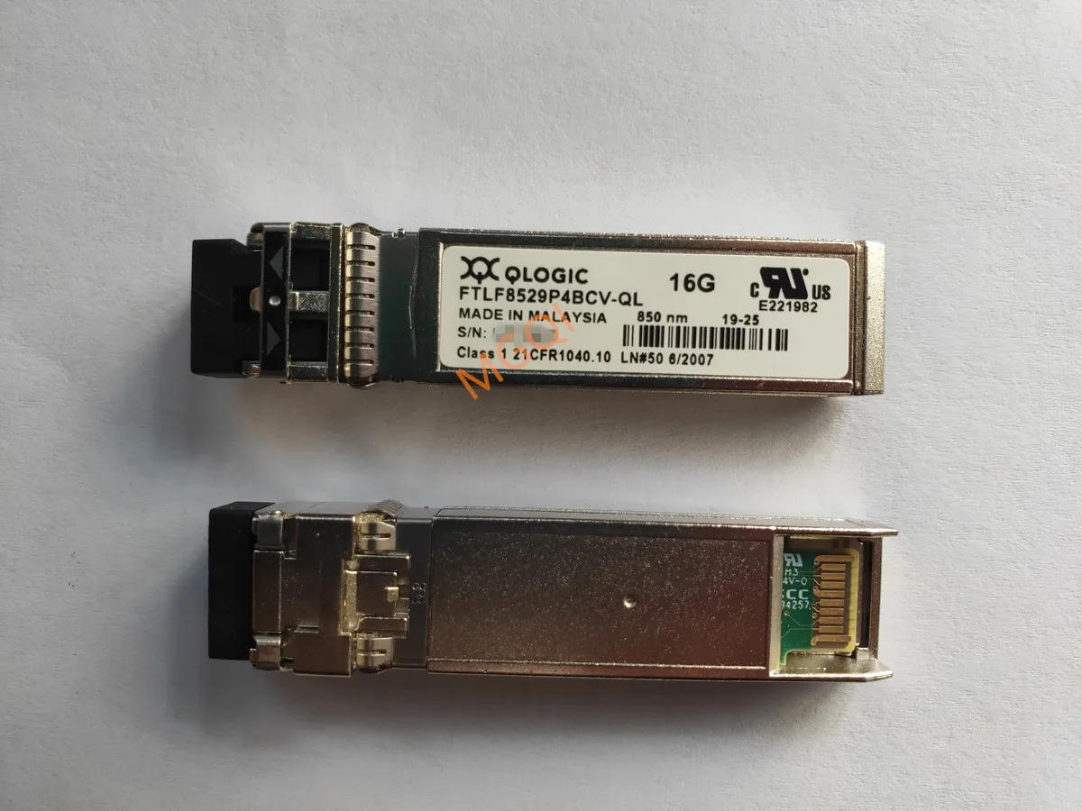 Qlogic 16g พอร์ตโมดูล FTLF8529P4BCV-QL/ 850nm SFP 16G เทป HBA โมดูล/Qle2670 Qle2672 Qle2690 Qle2692 HBA เส้นใยช่อง 16 GB