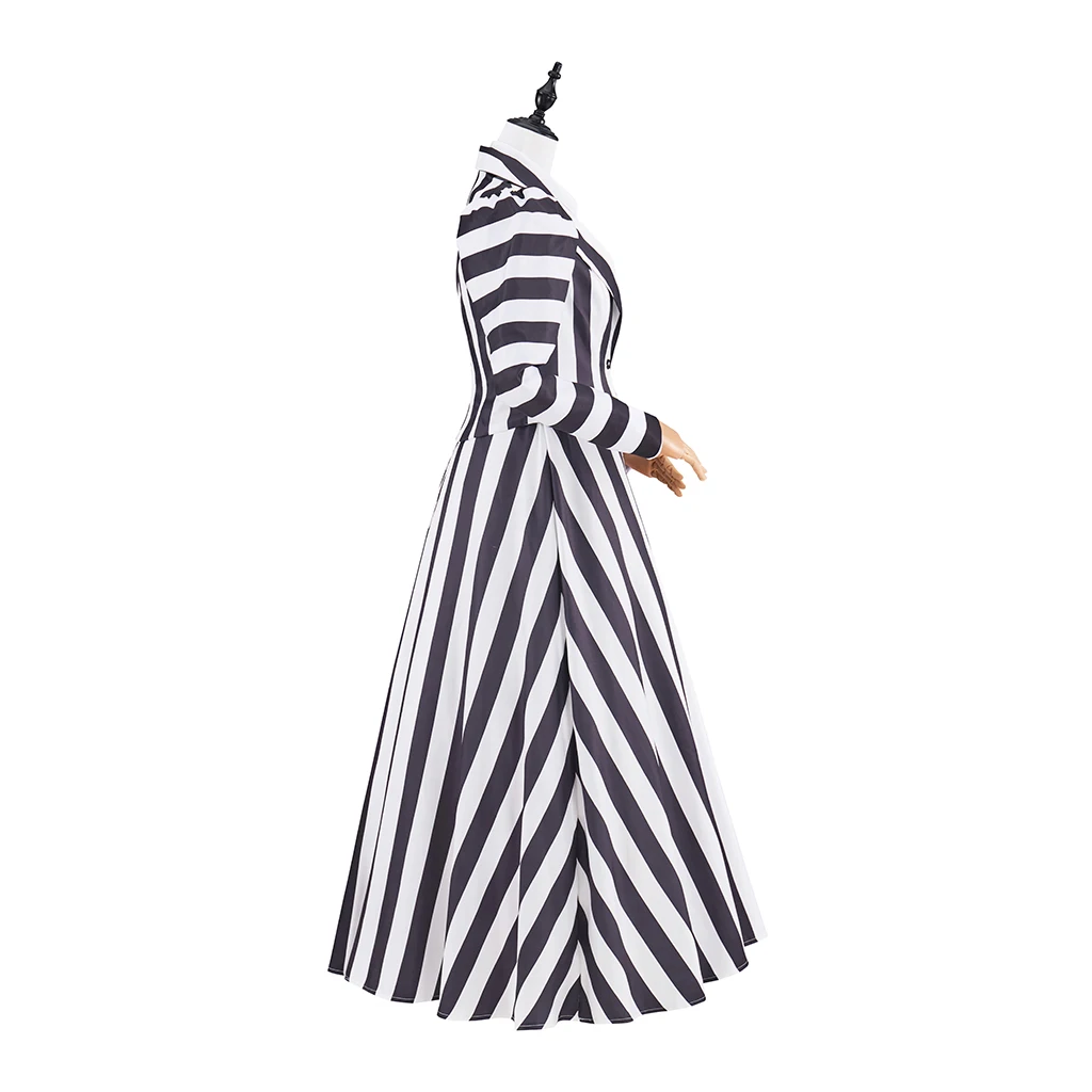 Black and White Striped Dress Vintage: How This Victorian-Inspired Piece  Became My Go-To for Autumn Events