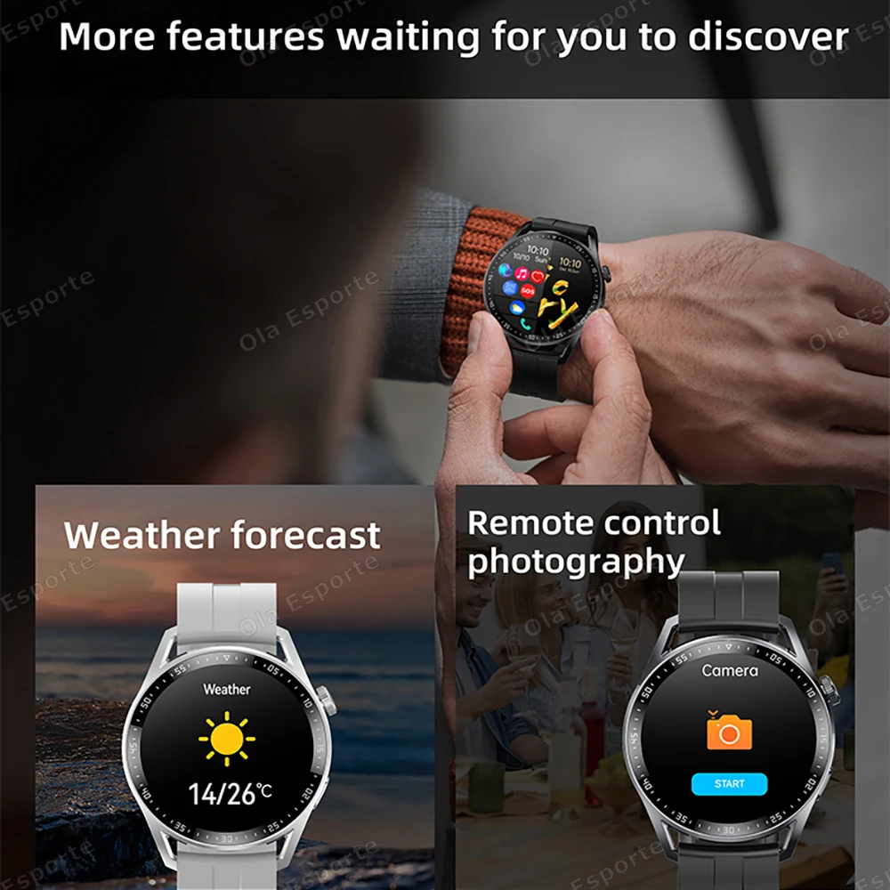 Nuovo Orologio 4 Pro Aggiornamento Smart Watch 2025 Orologio 4 Serie Frequenza Cardiaca Monitoraggio della Salute del Sonno Chiamata BT Sport Smartwatch Impermeabile