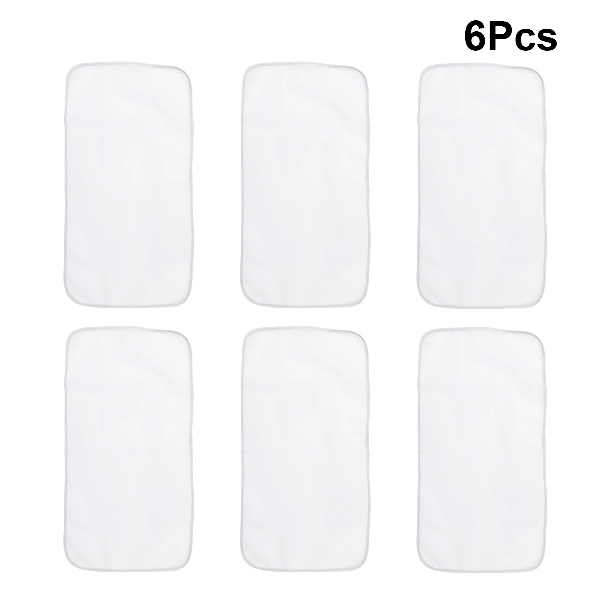 

6Pcs Ironing Mat Premium Polyester Anti-Scald Heat Insulated Flat No Non- Portable Grey Size 2 for Quilters
