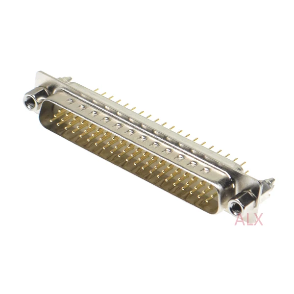 1pcs 3u Gold Plated Hdp62 Dp62 Db62 Male Female Connector Straight Pin With Fixed Screw Type d-sub 62pin Adapter 62 Pin 62p