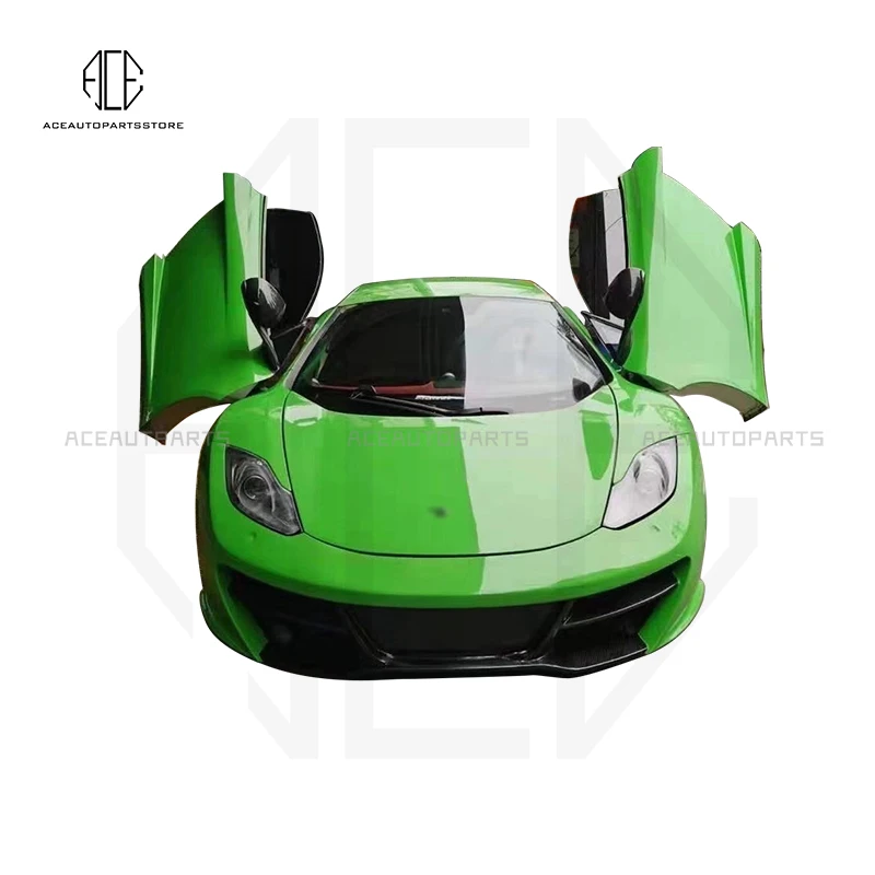 For McLaren MP4-12C is surrounded by a front bumper with upgraded fiberglass or semi-carbon fiber RZ style