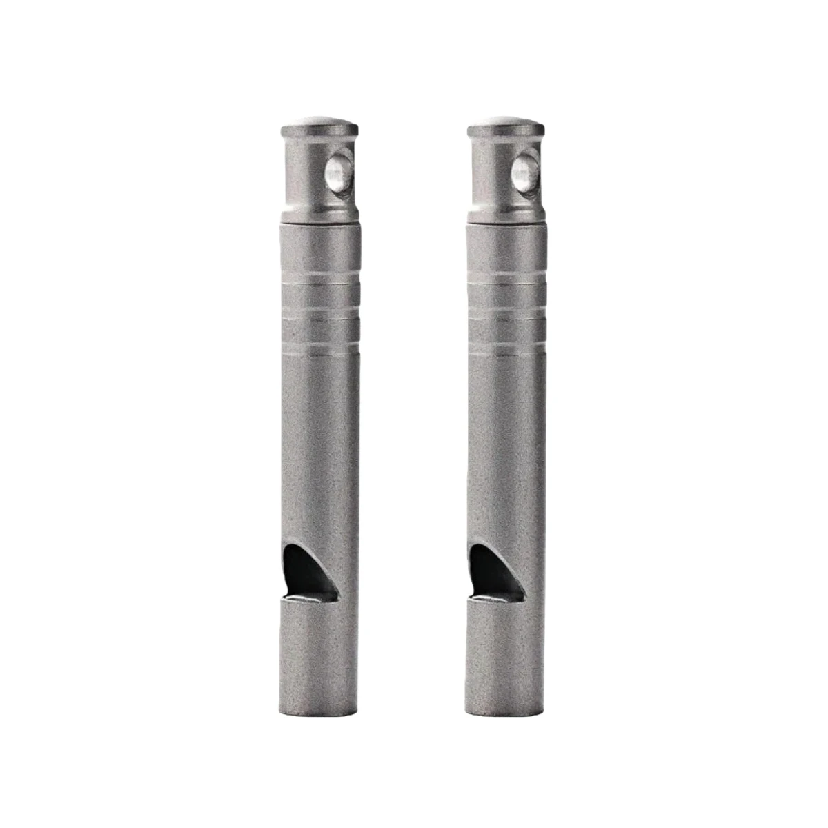 

SzBlaZe свистки из чистого титана 120 дБ, громкая одиночная трубка, свисток для рефери без шариков, легкий нержавеющий уличный свисток для кемпинга