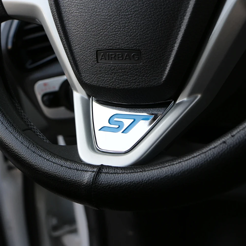 Housses de volant de voiture, autocollant de garniture, accessoires de remise en état, Ford New Fi.C. MK7 2009-2017 Ecosport 2012-2017