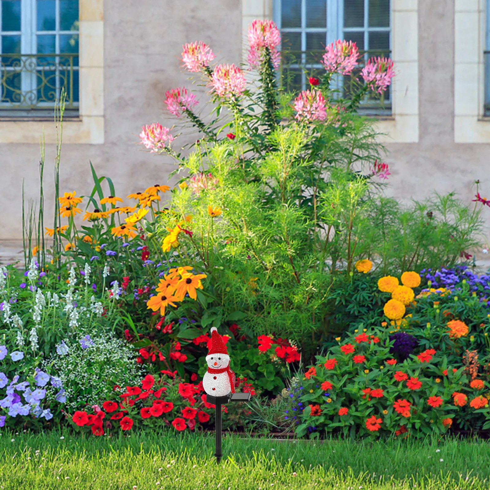 

Solar Ground Plug Light Christmas Outdoor Yard Garden Lamp Power Lights for Outdoors Decorative Lawn