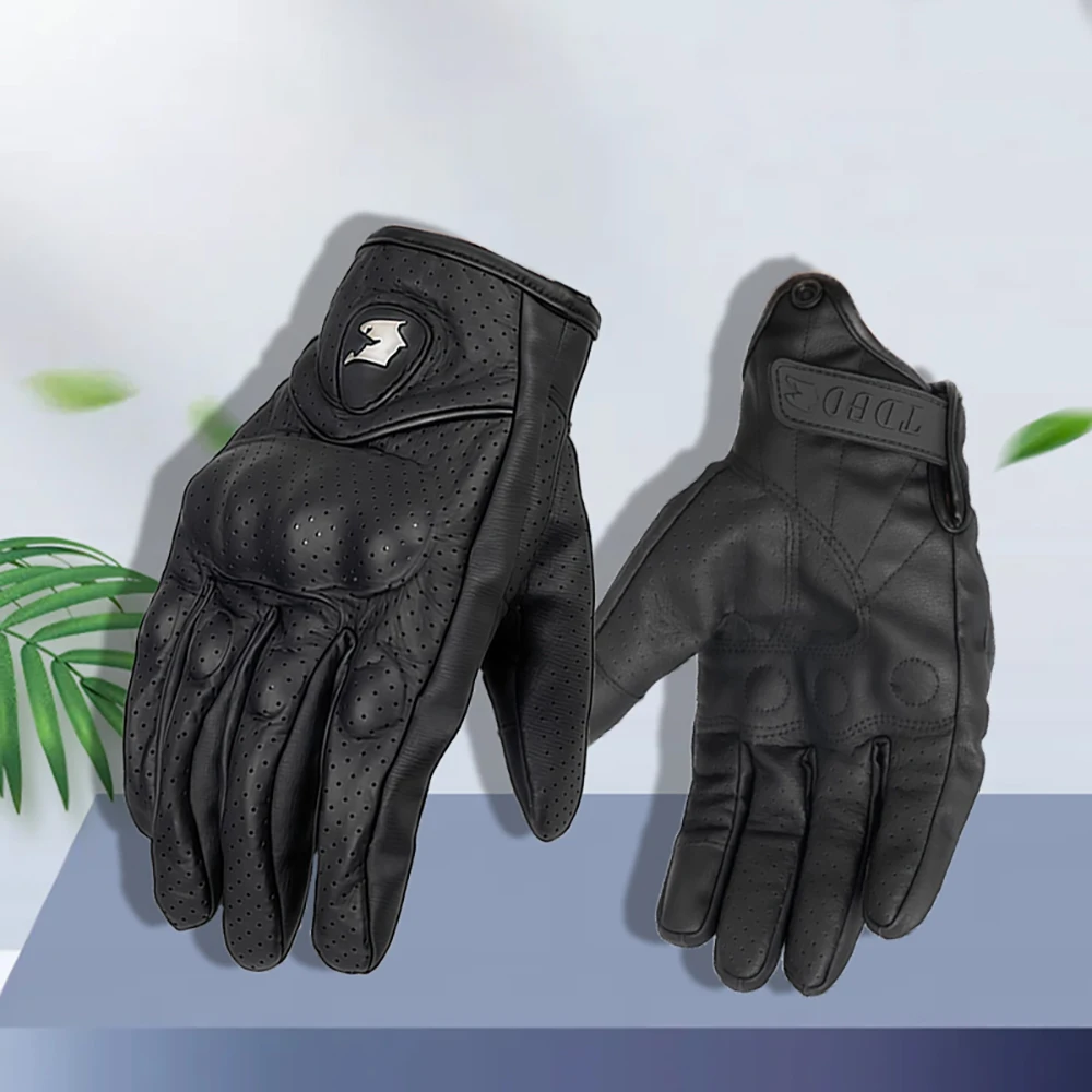 

Летние дышащие мотоциклетные перчатки с полным пальцем, нескользящие износостойкие перчатки для мотокросса, гоночные перчатки с сенсорным экраном, мотобайкерские перчатки