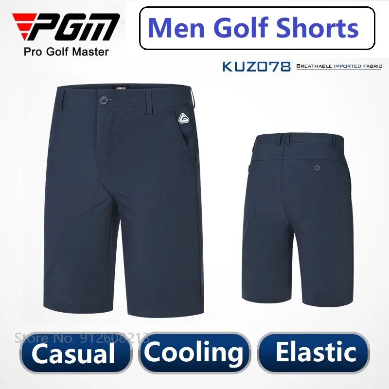 PGM Male Quick Dry Golf Short Trousers Mens Golf Shorts Elastic Short Sweatpants Casual FitnessSports Clothes Plus Size XXS-3XL