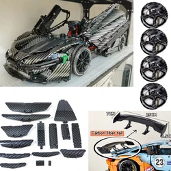 Carbon Fiber Accessories JDM MOC Technology Compatible With Lego 18944 11947 64680 64393 64392 64682 68196 Building Blocks Brick