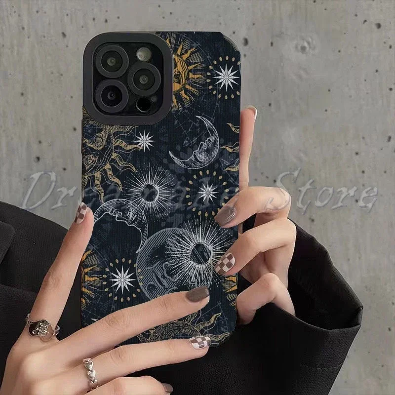 Moon Sun God Phone Case for Iphone 11 Pro Max Iphone 12 Pro Max 13 Pro Max 14 Pro Max 15 Pro Max Case Iphone 16 Pro Max Case