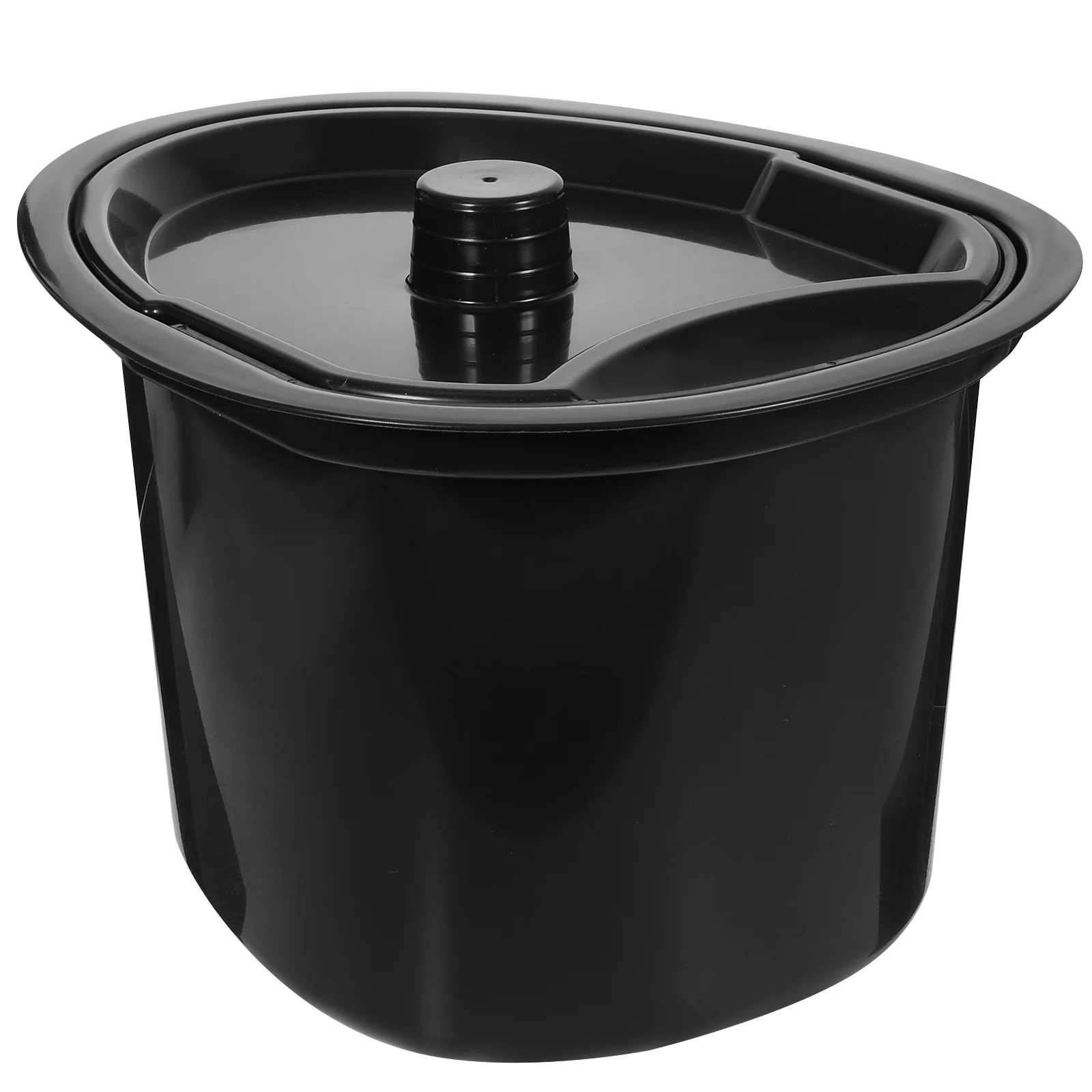 

Chamber Pot Plastic Portable Spittoon Lid Durable Convenient Elderly Patients Household Bathroom Must Haves