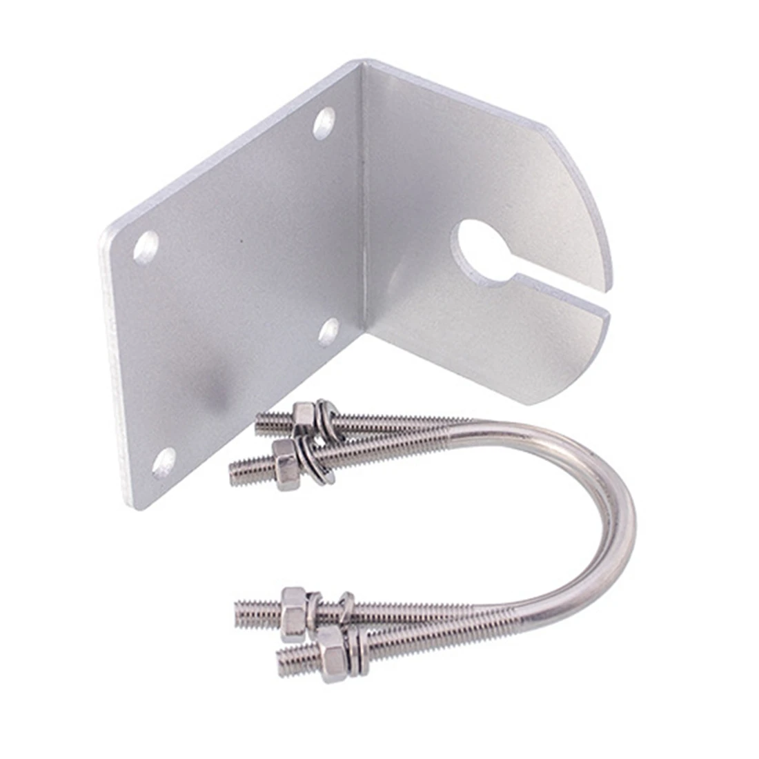 Helium Miner Antenna Clip Code L Shape Wall Mount Stainless Steel Clamp for Vehicle Base Outdoor N-K Antenna