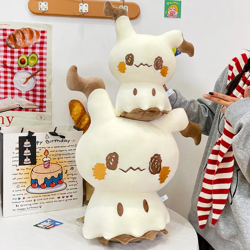 

Плюшевая игрушка Покемон Мимикью, 35-75 см, большая, мягкая, удобная, подушка-обнимашка для дивана, компаньон для сна, прикроватное украшение, сувенир, подарок