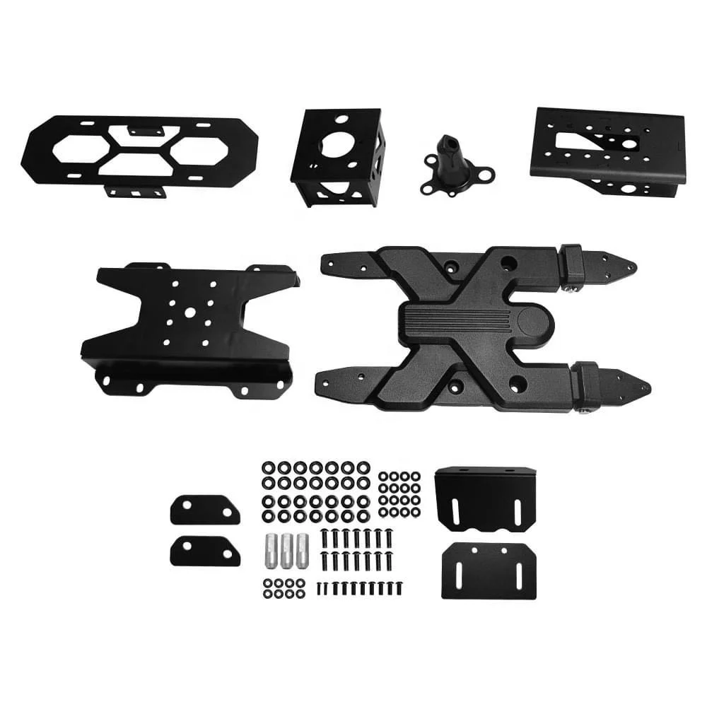 For Jeep JL Wrangler 2018 Hinge And Spare Tire Carrier Bracket Body Kit Car Auto Part Modify