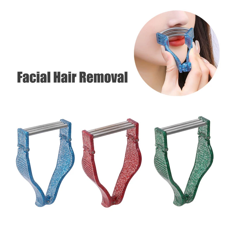 1PCS Facial Hair Remover Manual Face Hair Removal For Women Face Epilator Face Depilator Makeup Tool Accessories