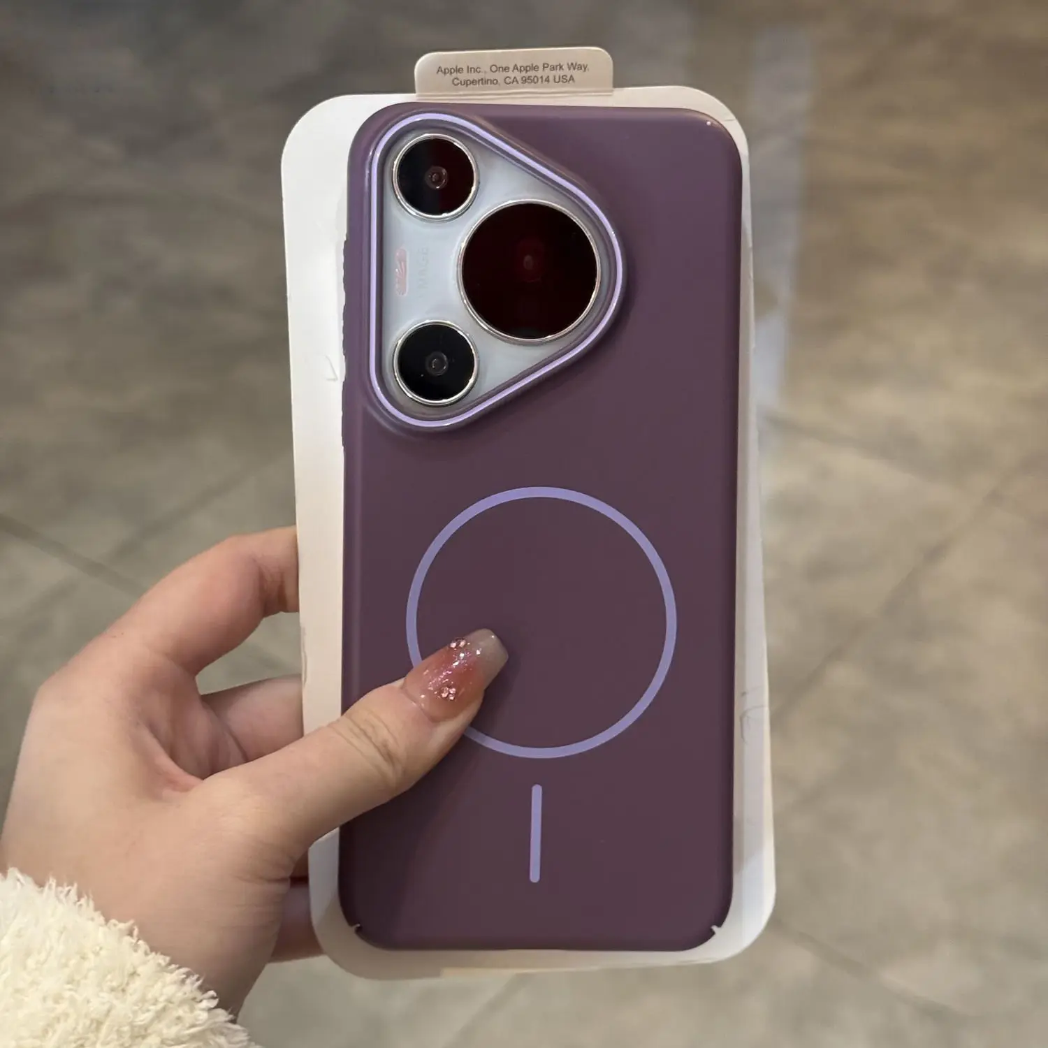 حافظة لهاتف هواوي بورا 70 الترا 70 برو جديدة رفيعة للغاية من الرمال الناعمة المغناطيسية غير اللامعة غطاء الكمبيوتر لهاتف هواوي بورا P70 برو شحن لاسلكي #5