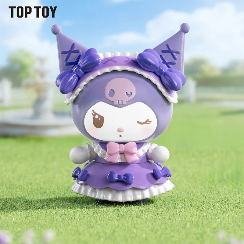 Authentic Sanrio Family gorgeous Fairy Tale Series Blind Box Cute Kuromi Desktop Ornaments Collectible Figures Birthday Gifts