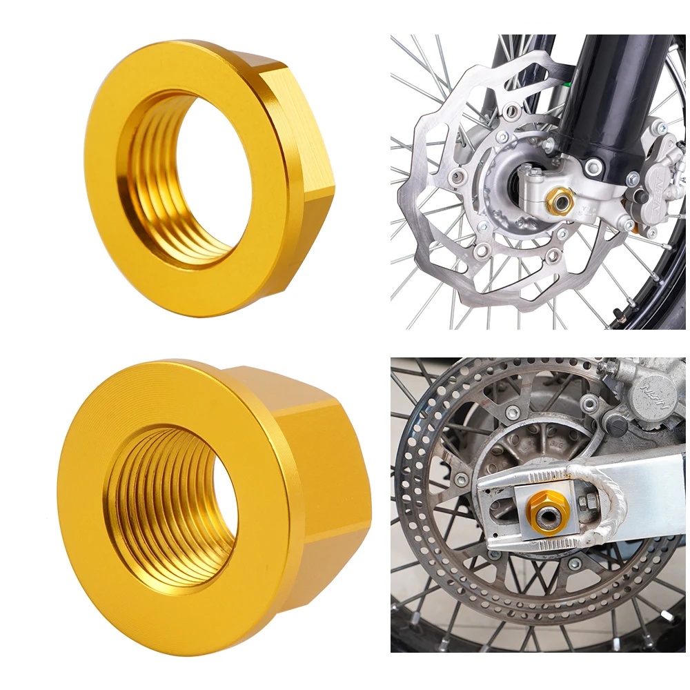 

NICECNC For DRZ400E DRZ400S DRZ400SM DRZ DR-Z 400E 400S 400SM 400 S E M18XP1.5 Front Rear Axle Shaft Lock Nut SM Motocross