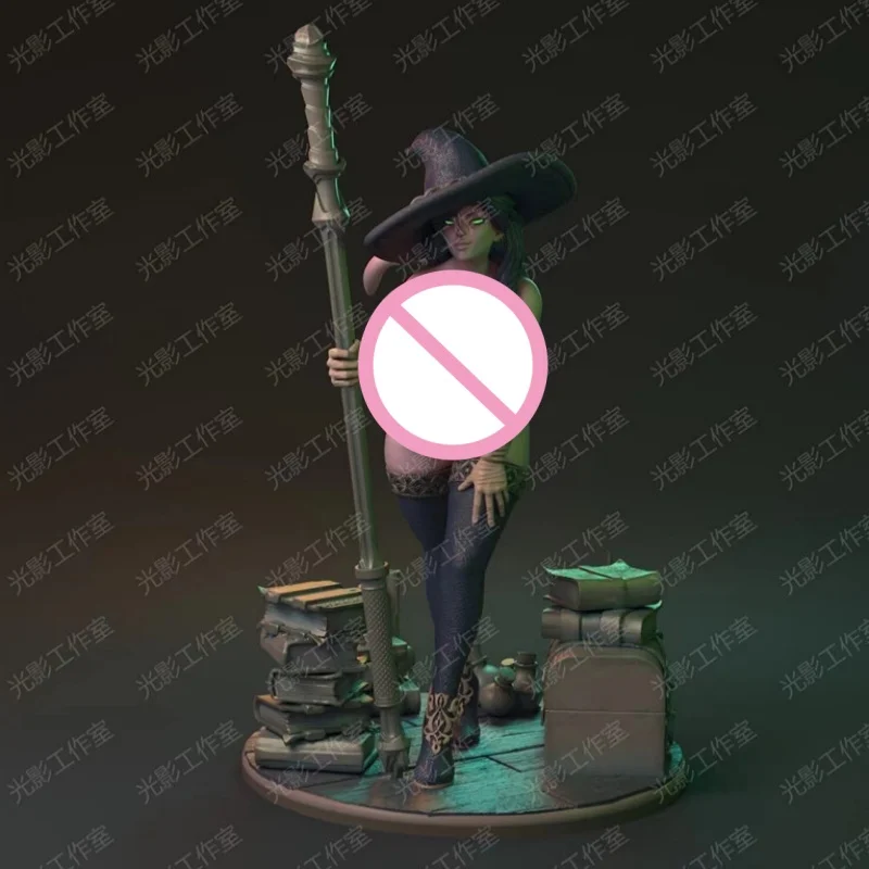 

Evil Witch Nsfw Full Resin Figure Model Kit 1/24 Scale Assemble Miniature Unassembled Unpainted Diorama Toys