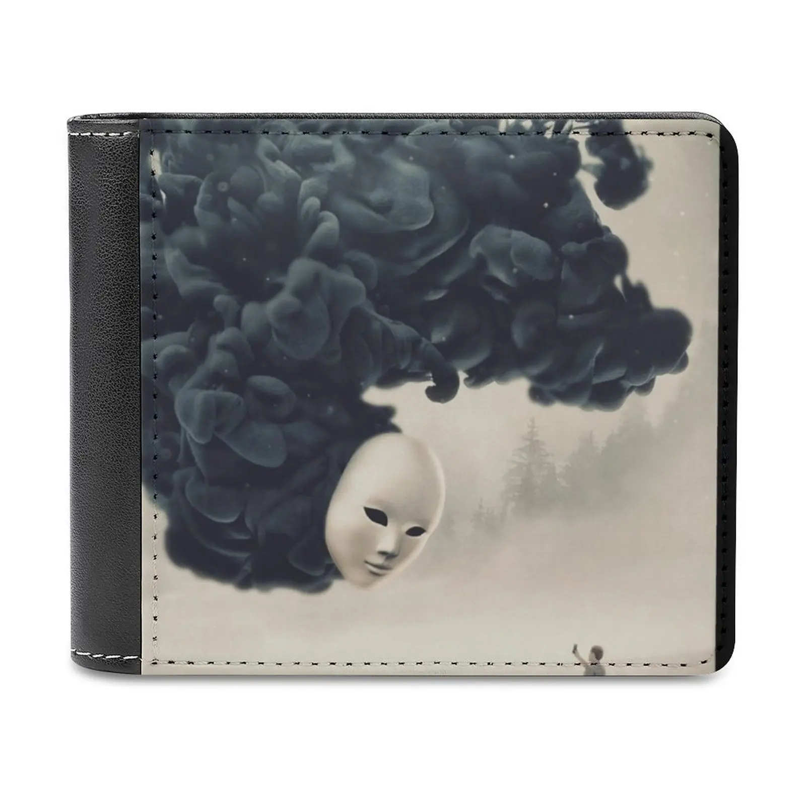 

The Selfie A Dark Surrealism Men's Wallet Purses Wallets New Design Dollar Price Top Men Leather Wallet Surreal Surrealism Dark