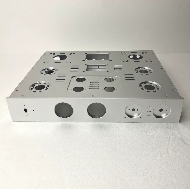 All-Aluminum Push-Pull Chassis DIY Power Amplifier Enclosure Preamp Preamplifier Audio Case Box with Custom Service