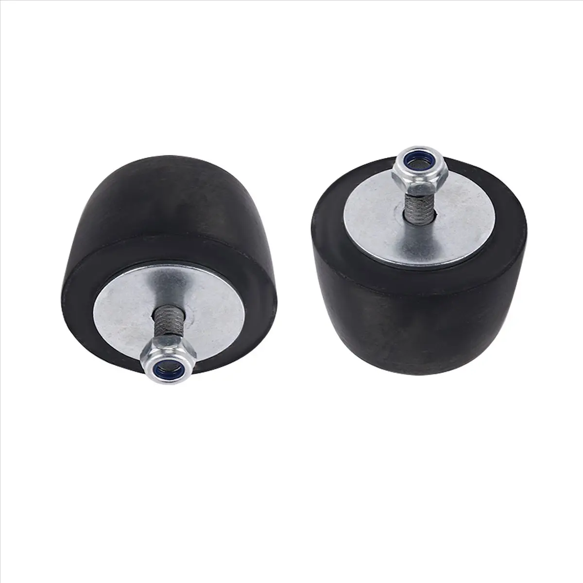 Super Sale 2Pcs Black Rubber Bumper Cushion Hood Bump Stop Replacement for Jeep Wrangler YJ JK 1987-2018
