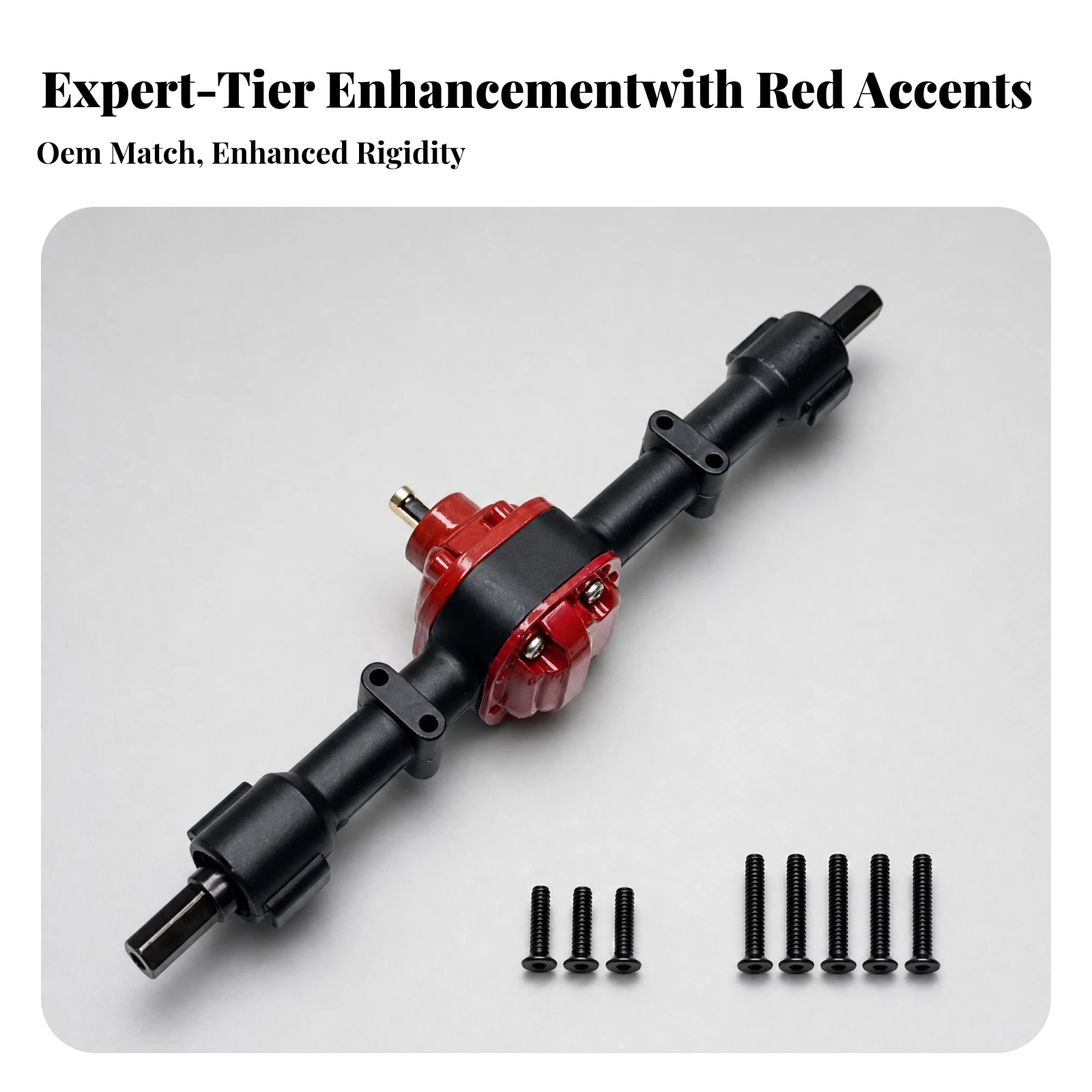 MN Series RC Upgrade Axle Lubricated 1/12 Scale RC Axle Direct Replacement Serviceable for Workshop Customization
