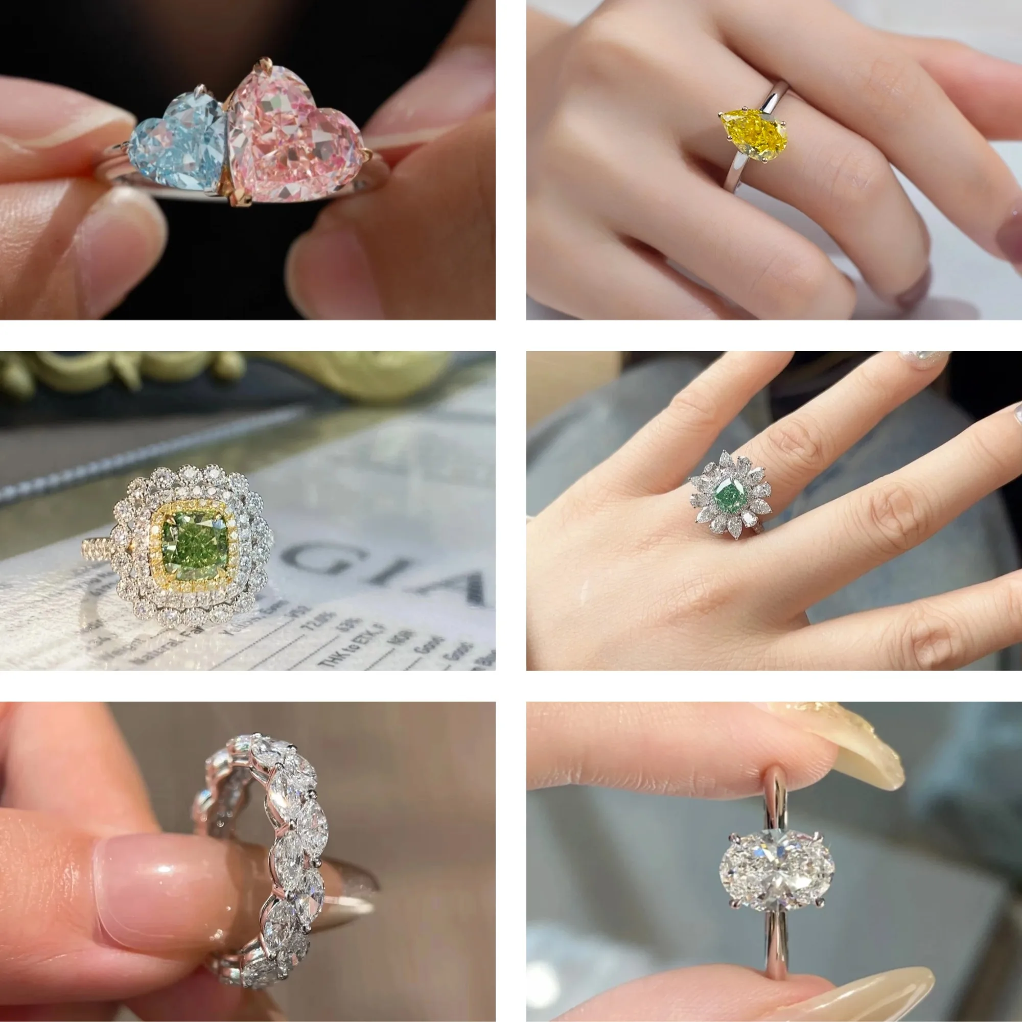 Messi Schmuck 0,9mm-3,0mm 1ct CVD Melee Laborgezüchtete Diamanten DEF VVS-VS Runder Brillantschliff Kleine Diamanten Großhandel – Detail 16