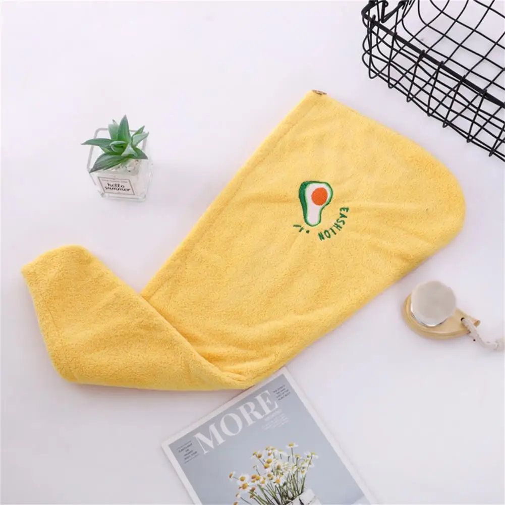 Easy to Clean Hair Drying Towel Coral Fleece Double Layer Excellent Thickened Softness Absorbent Hair Drying Towel