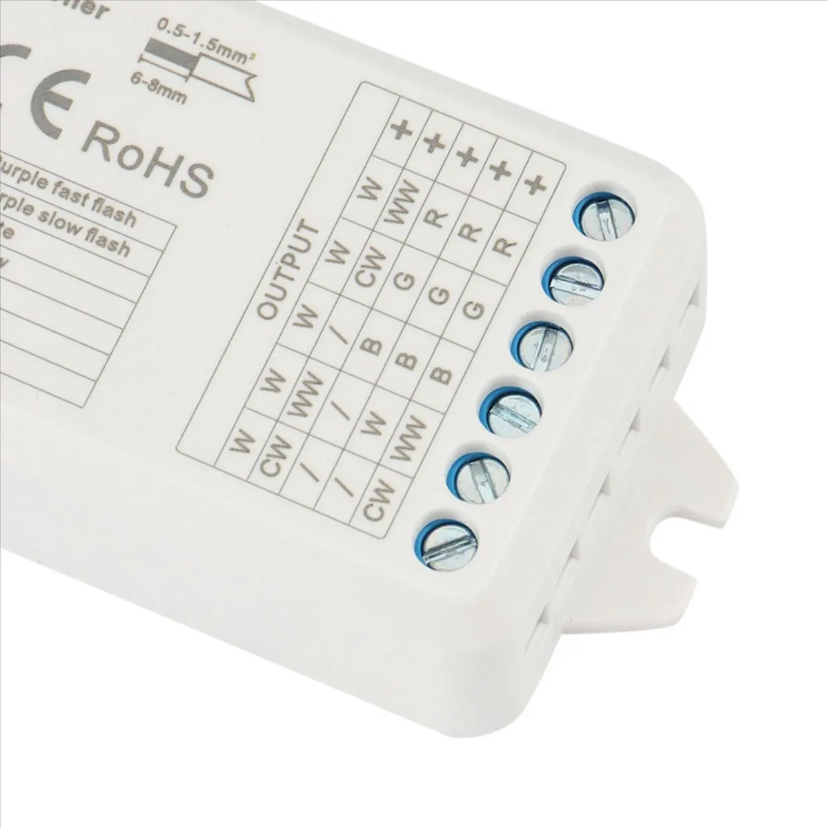 

BaoBao- 3X Tuya LED Controller 5 in 1 Dimmer CCT RGB RGBW RGBWW RGBCCT Strip Smart Life Wifi 2.4G RF Remote Controller 12-24V