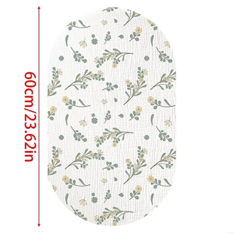 CORB Baby Bed Fitted Sheet Soft Bassinet Protective Cover Sleeve for Restful Sleep Nursery Essential 83.82cm/33in