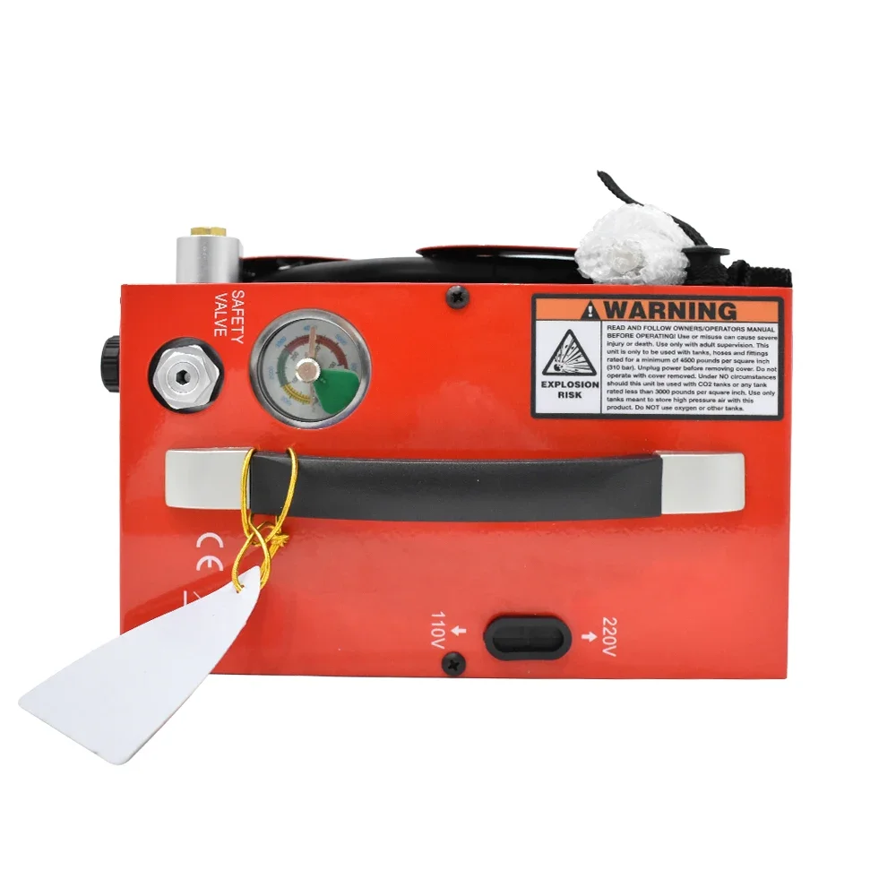 GX-CS3 4500Psi 300Bar PCP Air Compressor High Pressure Portable Compressor with Auto stop Built-in Adapter for Scuba Diving 3