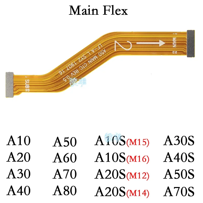 

Motherboard Connector Cable for Samsung Galaxy A50 A60 A70 A10S A20S A10 A20 A30 A40 A30S A40S A50S A70S Main Board Flex